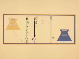 Talking God Painting, plate X from Where the Two Came to Their Father: A Navajo War Ceremonial