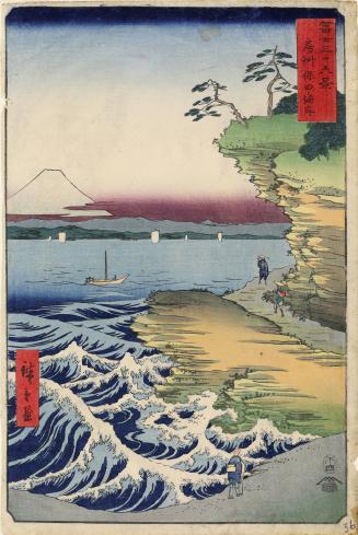 The Coast near Hoda in Awa Province, no. 36 from the series Thirty-six Views of Mt. Fuji