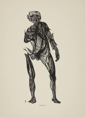 Hydrogen Man, from the portfolio Fifteen Woodcuts