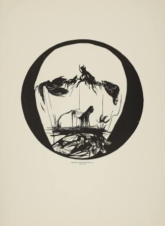 Terrified & Frightened Man, from the portfolio Fifteen Woodcuts