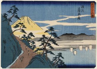 Fuji from Satta Peak in Suruga Province, from the series Thirty-six Views of Mt. Fuji