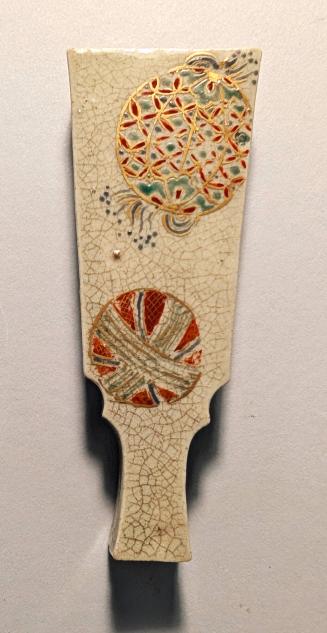 Covered Incense Box in the Shape of a Battledore