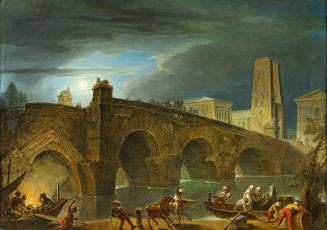 Nighttime Classical Scene