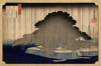 Night Rain at Karasaki, from the series Eight Views of Ōmi