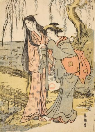 Summer: Two Women by a Stream, from the series The Elegant Moon in the Four Seasons