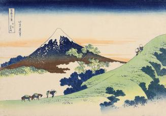 Fuji from the Dog's-eye Pass in Kai Province, from the series Thirty-six Views of Mt. Fuji