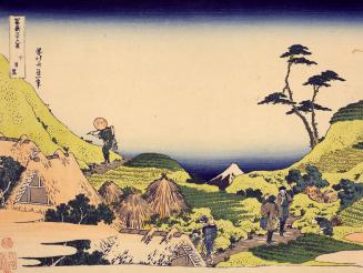 Fuji from Lower Meguro, from the series Thirty-six Views of Mt. Fuji