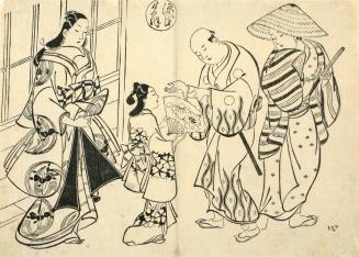 The Yūgao Chapter from the Tale of Genji, from the series Genji Parodies