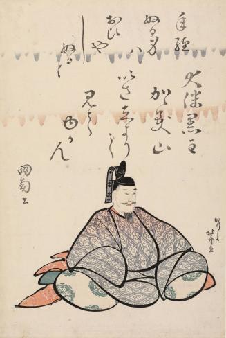 The Poet Otomo no Kuronushi, from an untitled series of the Six Immortal Poets