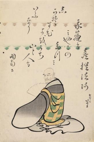 The Poet Kisen Hoshi, from an untitled series of the Six Immortal Poets