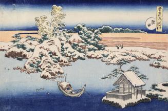 Snow on the Sumida River in Edo, from the series Snow, Moon and Flowers