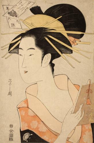 Kuronushi, from the series Six Selected Flowers Imitating the Six Poetic Immortals (Yatsushi Rokkasen)