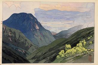 Otenjo, from the series Twelve Scenes in the Japan Alps