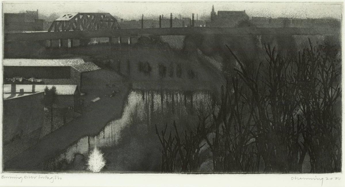 Burning River Intaglio