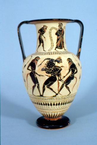 Amphora (Sub-Nikosthenic Type) Depicting an Abduction