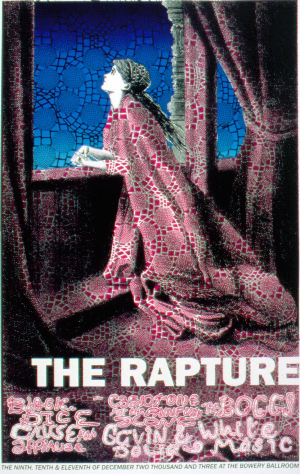 The Rapture 3 Nights at the Bowery Ballroom with Black Dice/Cause for Applause/Casiotone for the Painfully Alone/Gavin & Delia/The Boggs/White Magic, from the portfolio One Sixpack Short of a Hippie Death Cult