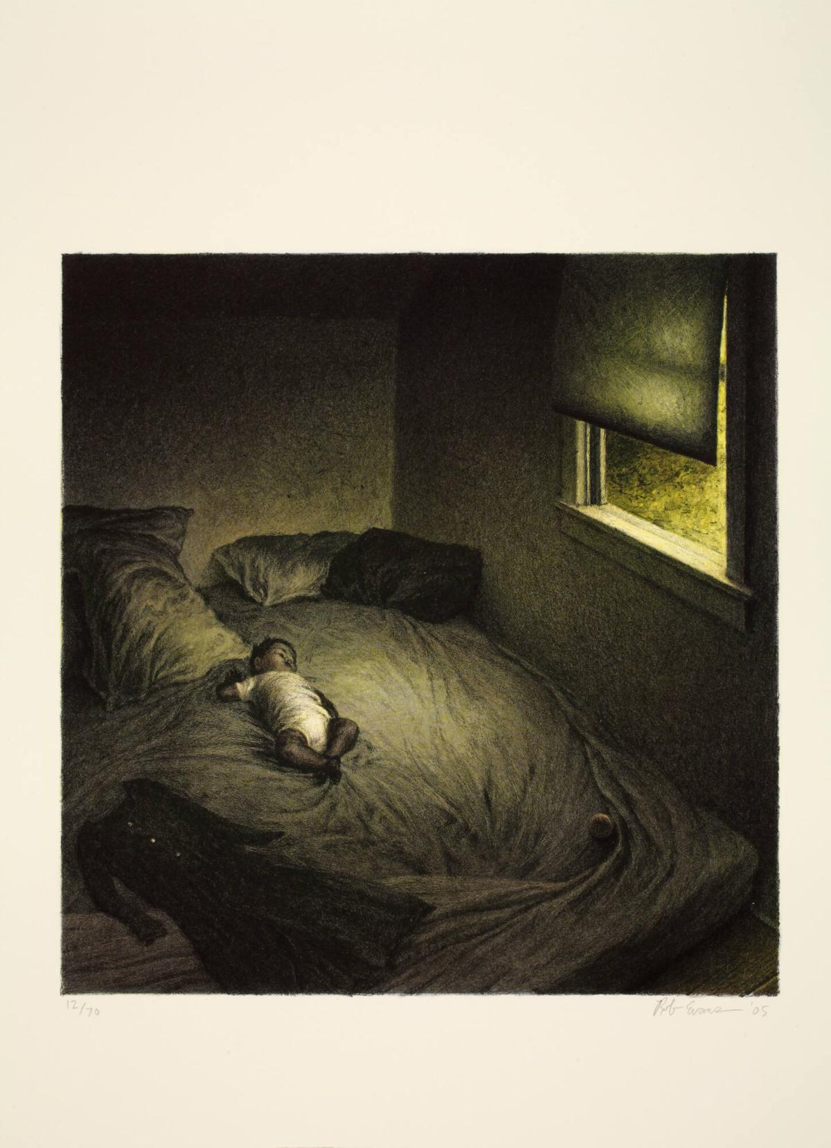 Elizabeth Quinn Sleeping, from the Corcoran 2005 Print Portfolio: Drawn to Representation