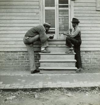 New Orleans: An Abandoned Step Invites a Card Game