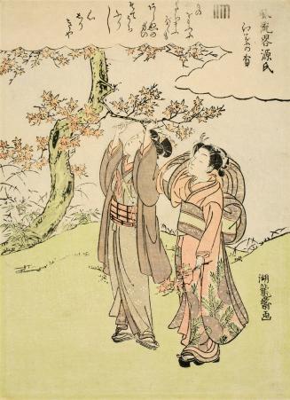 Momiji no iwai, from the Tale of Genji in Elegant Modern Dress