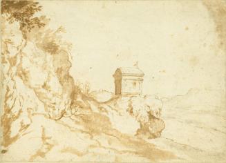 Italian Landscape with Tomb
