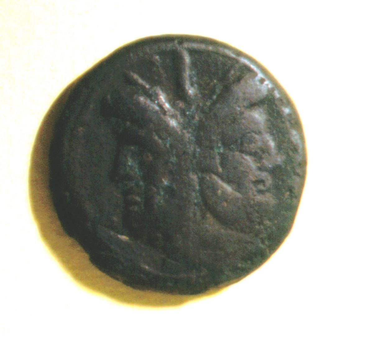 As: Obverse, Janus Head; Reverse, Prow of Galley