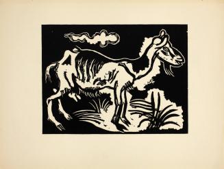 Die Ziege (The Goat), plate 17 from Deutsche Graphiker der Gegenwart (German Printmakers of Our Time)