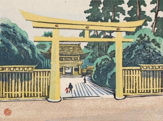 Meiji Shrine, from the series Scenes of Last Tokyo