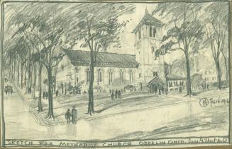 Sketch for Methodist Church, Oberlin, Ohio
