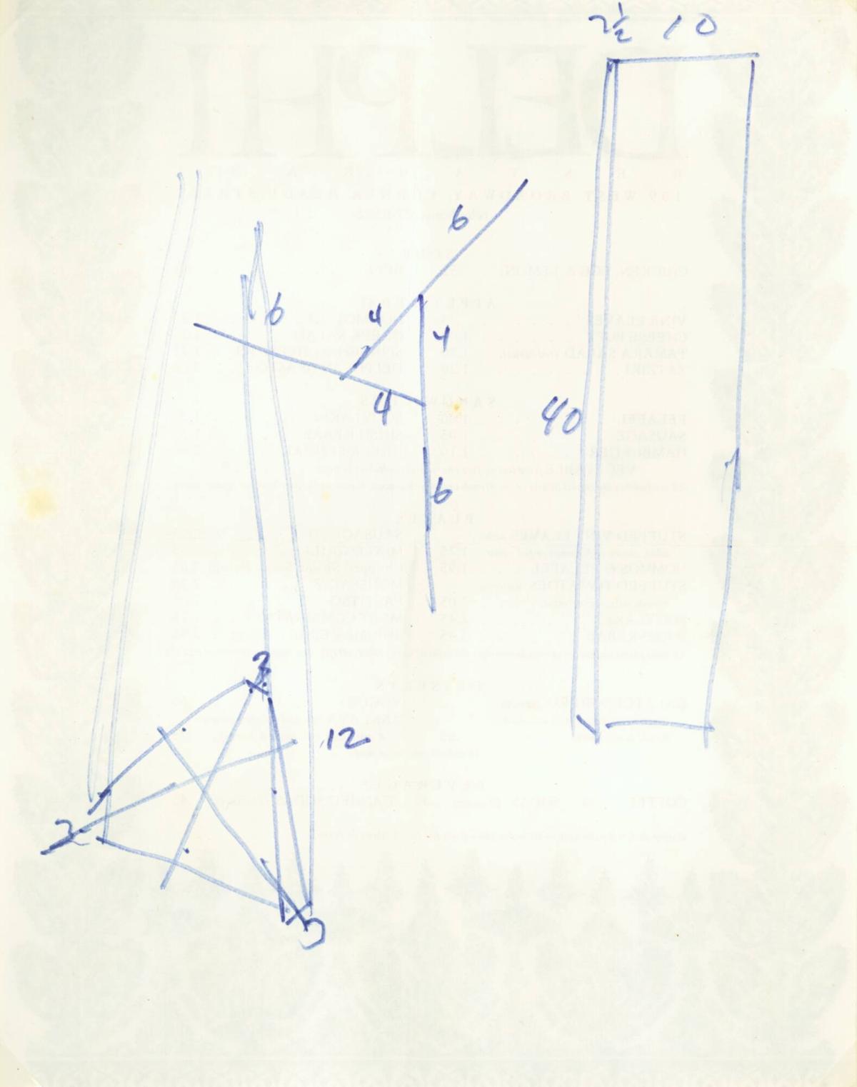 Untitled (Study for Sight Point, 1973-75, Stedelijk Museum, Amsterdam)