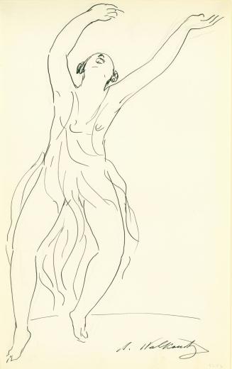 Isadora Duncan Dancing IV