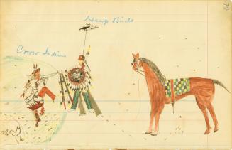 72. "Crow Indians, Heap Birds"; 71. [blank page].