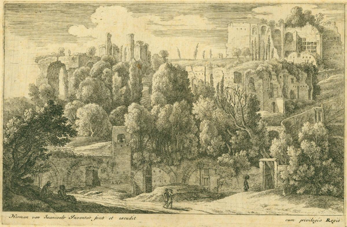 Landscape with a Ruined Amphitheater