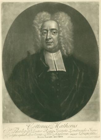 Portrait of Cotton Mather (American, 1663–1728)