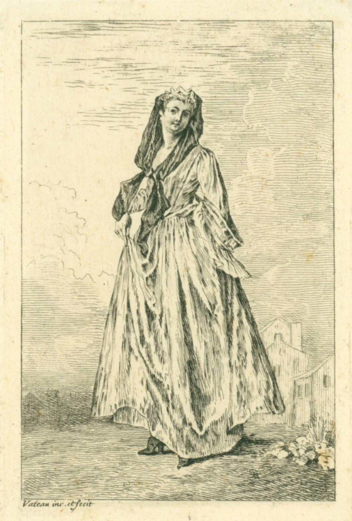 Figures de modes: La Femme marchant a gauche