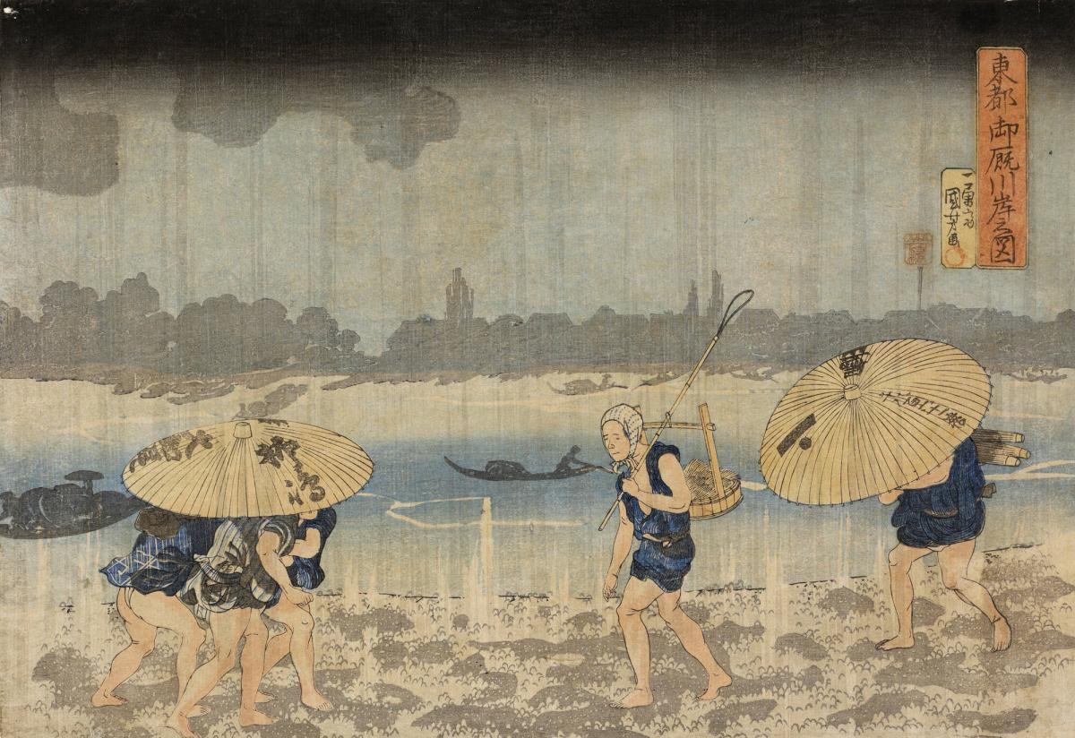 Ommayagashi in the Eastern Capital, from an untitled series of at least eight landscapes