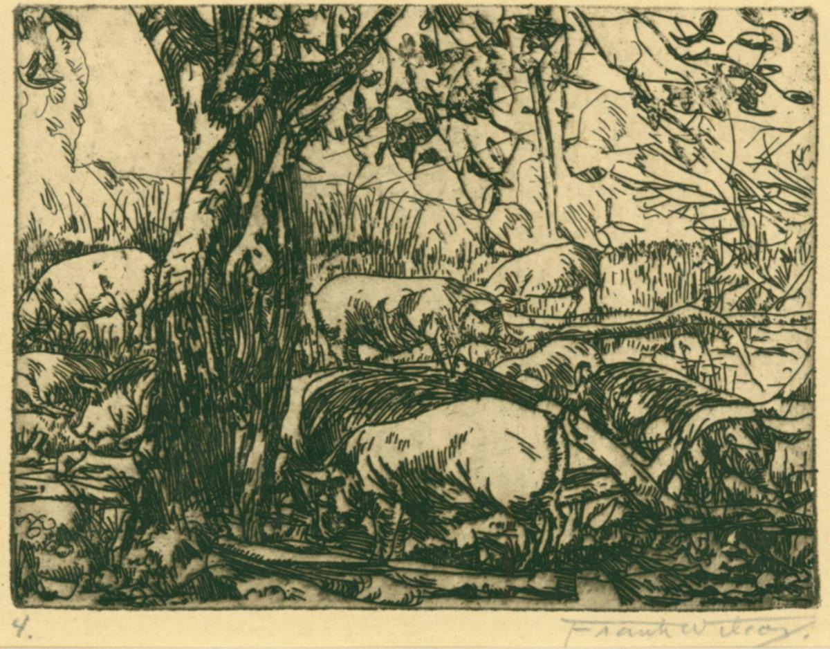 Landscape with Pigs