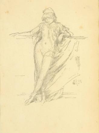 Little Draped Figure, Leaning