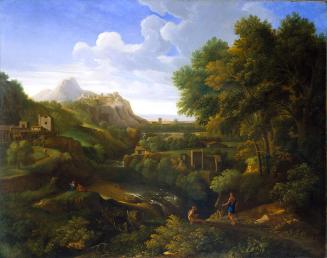 Classical Landscape with Waterfalls
