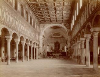 Interior of the Church of S. Apollinaire Nuovo, Ravenna