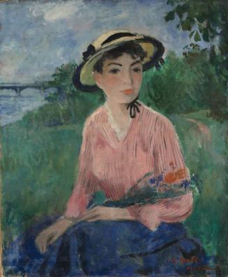 Woman by a River