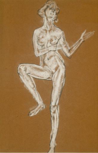 Female Nude, Right Leg Raised