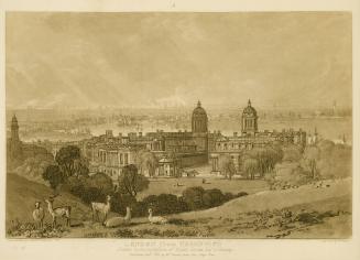 London from Greenwich, part V, plate 26, from Liber Studiorum