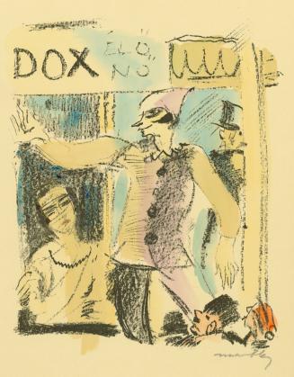 Lady and Clown, from the series 10 Lithographie