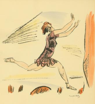 Dancer, from the series 10 Lithographie