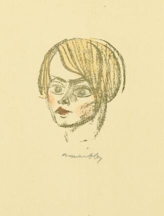 Portrait of a Lady, from the series 10 Lithographie