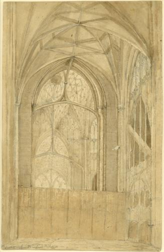 Interior View of the North Transept of Gloucester Cathedral