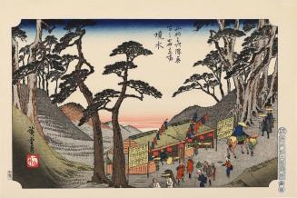 The Boundary Tree, from the series Interesting Rest Stops at Towns Between the Fifty-three Stations of the Tōkaidō