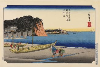 Yuigahama, from the series Pilgrimage to Kamakura on a Branch Route of the Tōkaidō