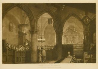 Interior of a Church, part XIV, plate 70, from Liber Studiorum