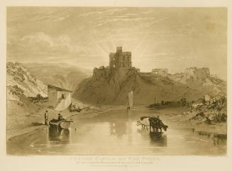 Norham Castle on the Tweed, part XII, plate 57, from Liber Studiorum